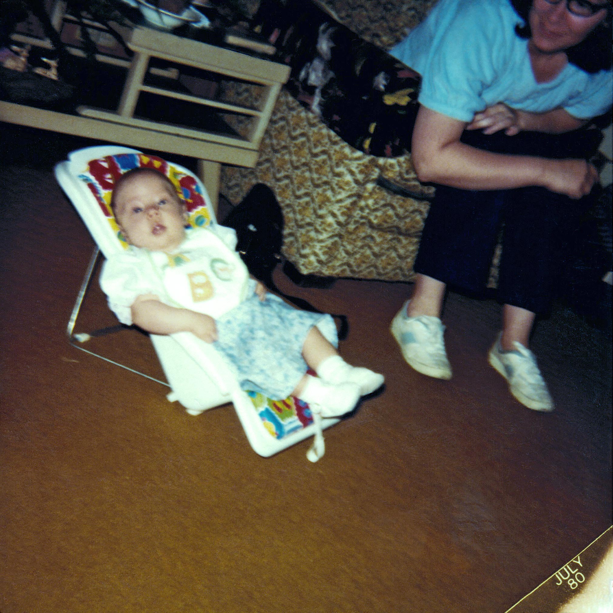 Patricia & Courtney Coe, Columbia Station, Ohio, May 1980
